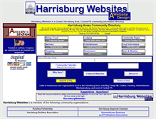 Tablet Screenshot of harrisburgwebsites.com