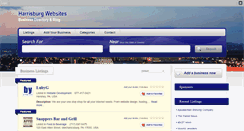 Desktop Screenshot of harrisburgwebsites.net
