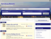 Tablet Screenshot of harrisburgwebsites.net